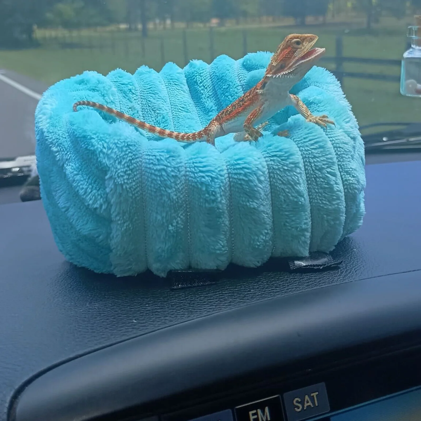 Mini Phone Holder Desk Bean Bag - Plush Corduroy - Image 4