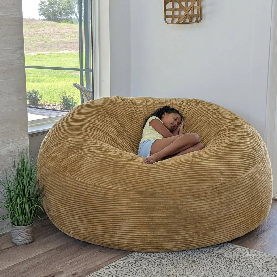 Giant Bean Bag Chair - Plush Corduroy - Image 5