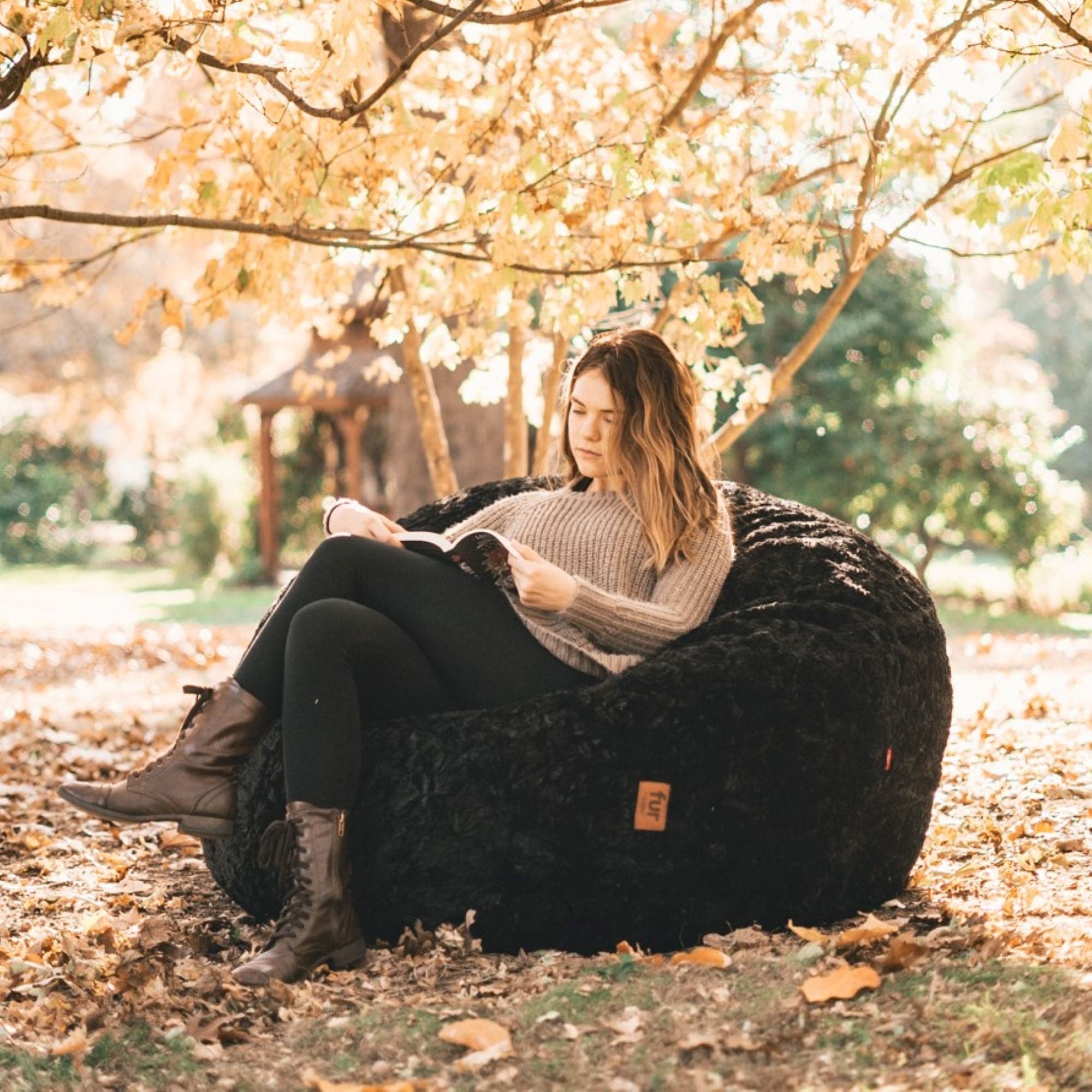 Bean Bag - Full - Faux Fur - Image 13