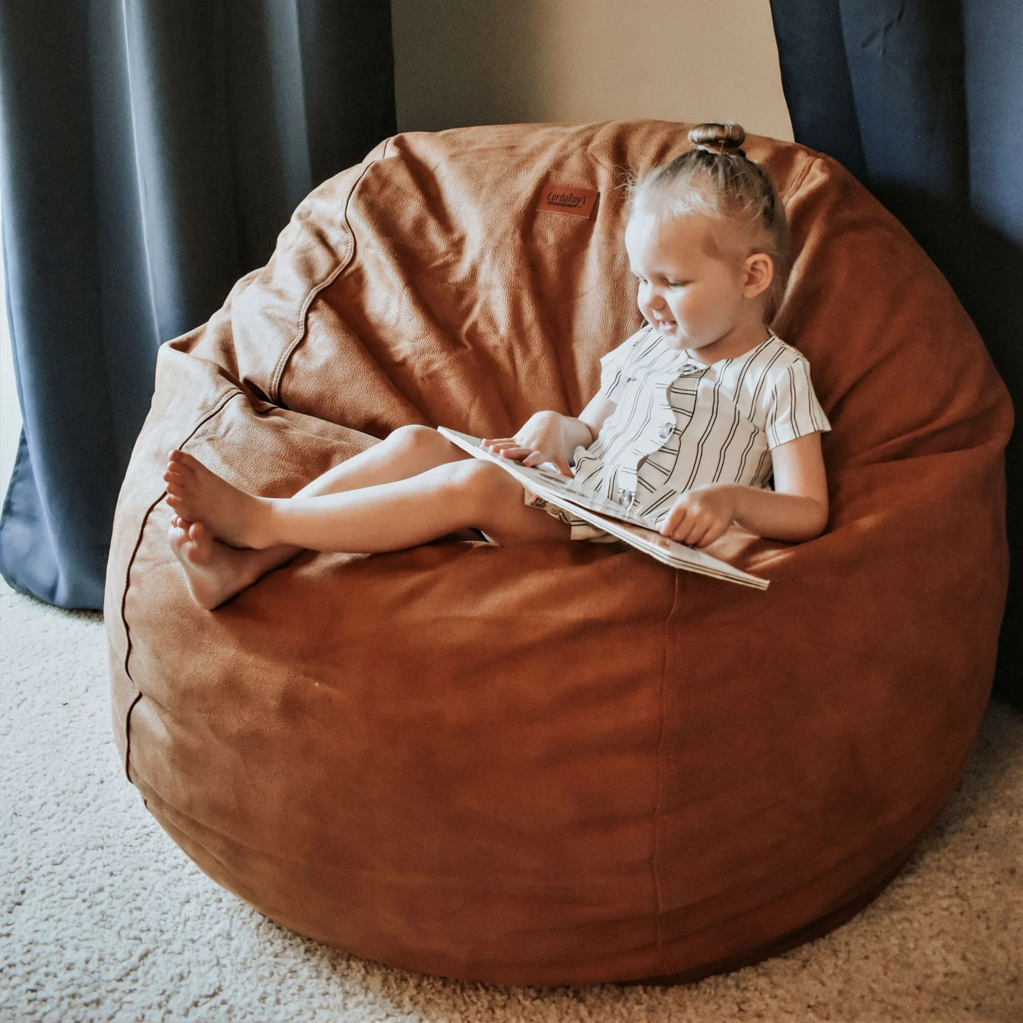 Bean Bag - Full - Faux Leather - Image 3