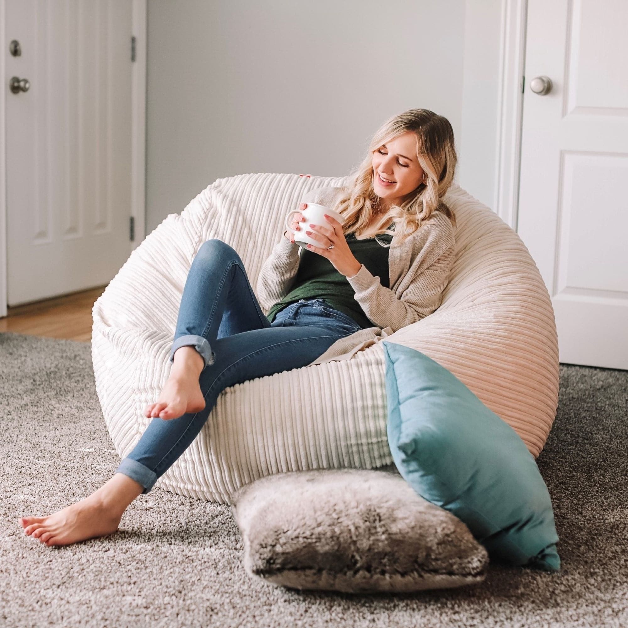 Bean Bag - Full - Terry Corduroy - Image 7
