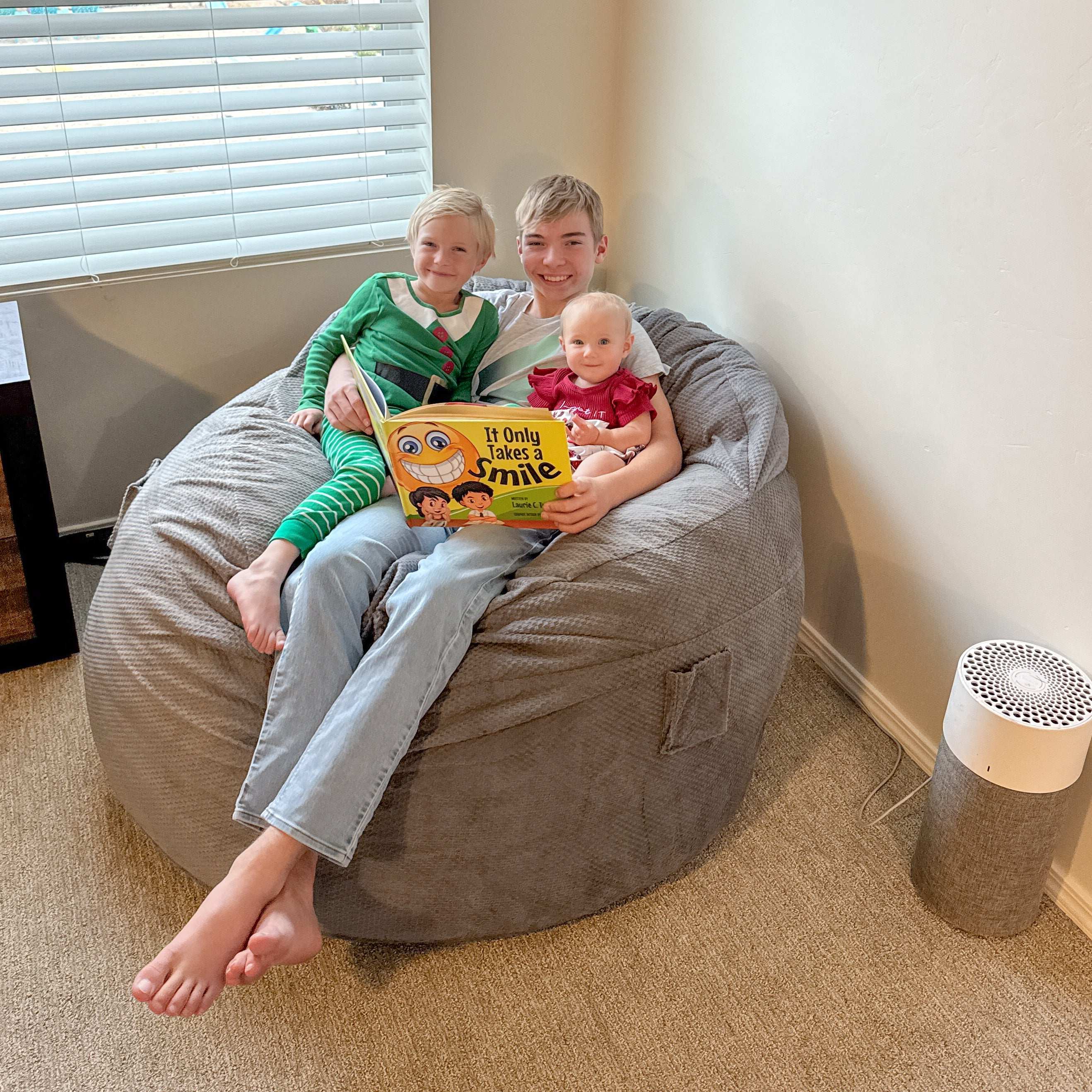 Adult Bean Bag Chair - King - NEST Chenille - Image 4