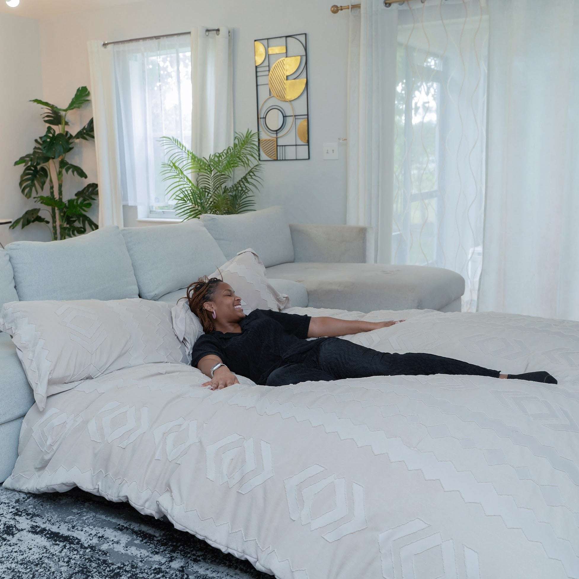 Adult Bean Bag Chair - King - NEST Faux Fur - Image 10