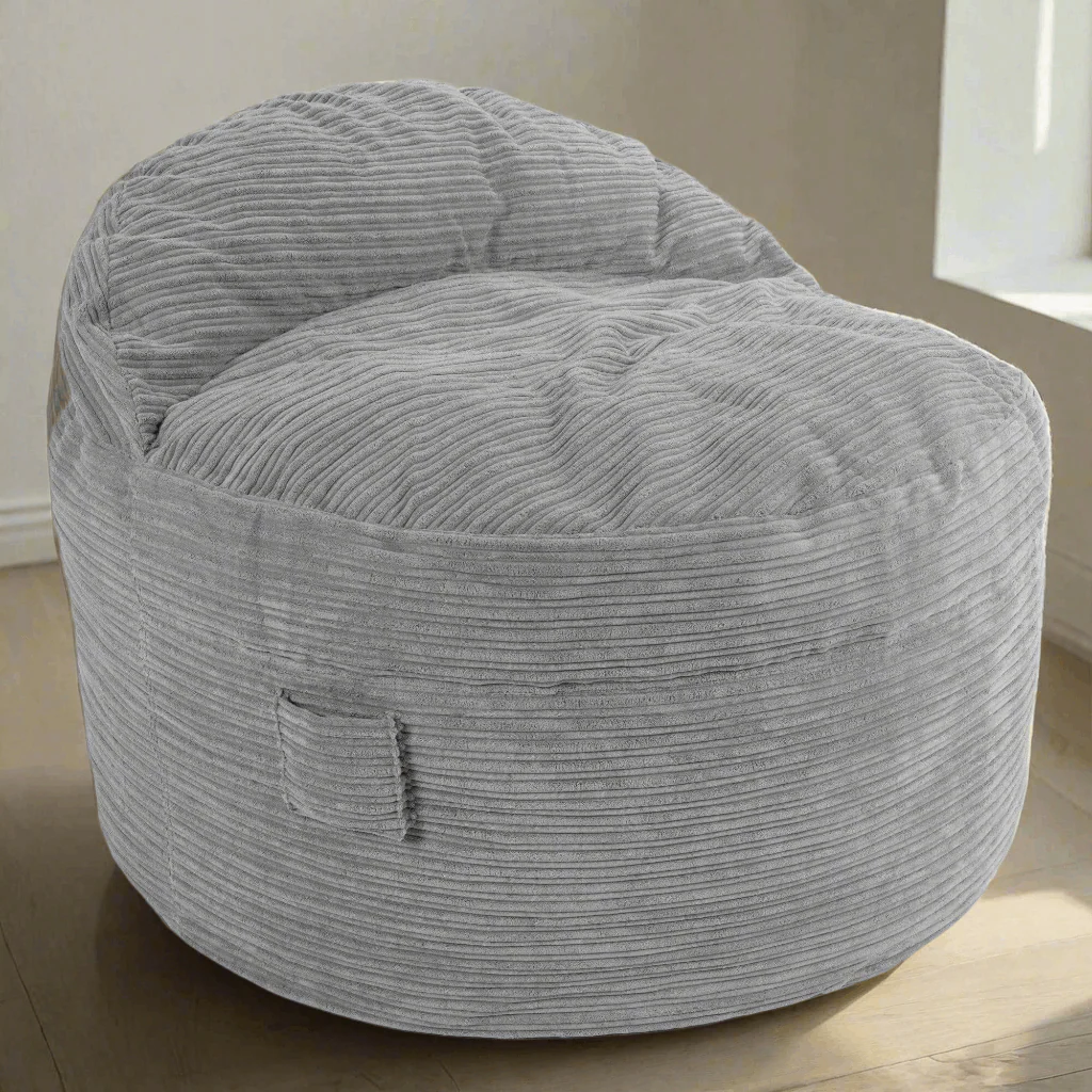 Adult Bean Bag Chair - King - NEST Terry Corduroy - Image 12