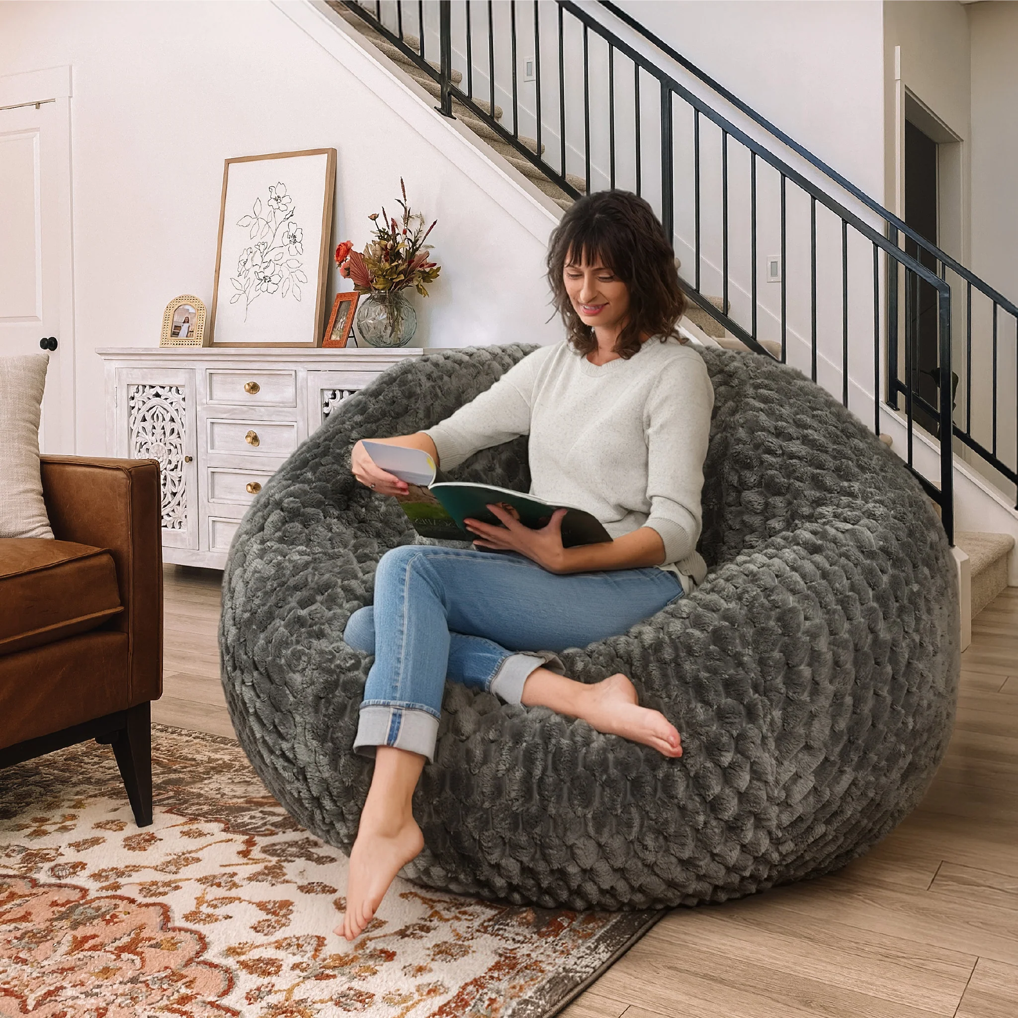 Bean Bag - King - Cloud - Image 4