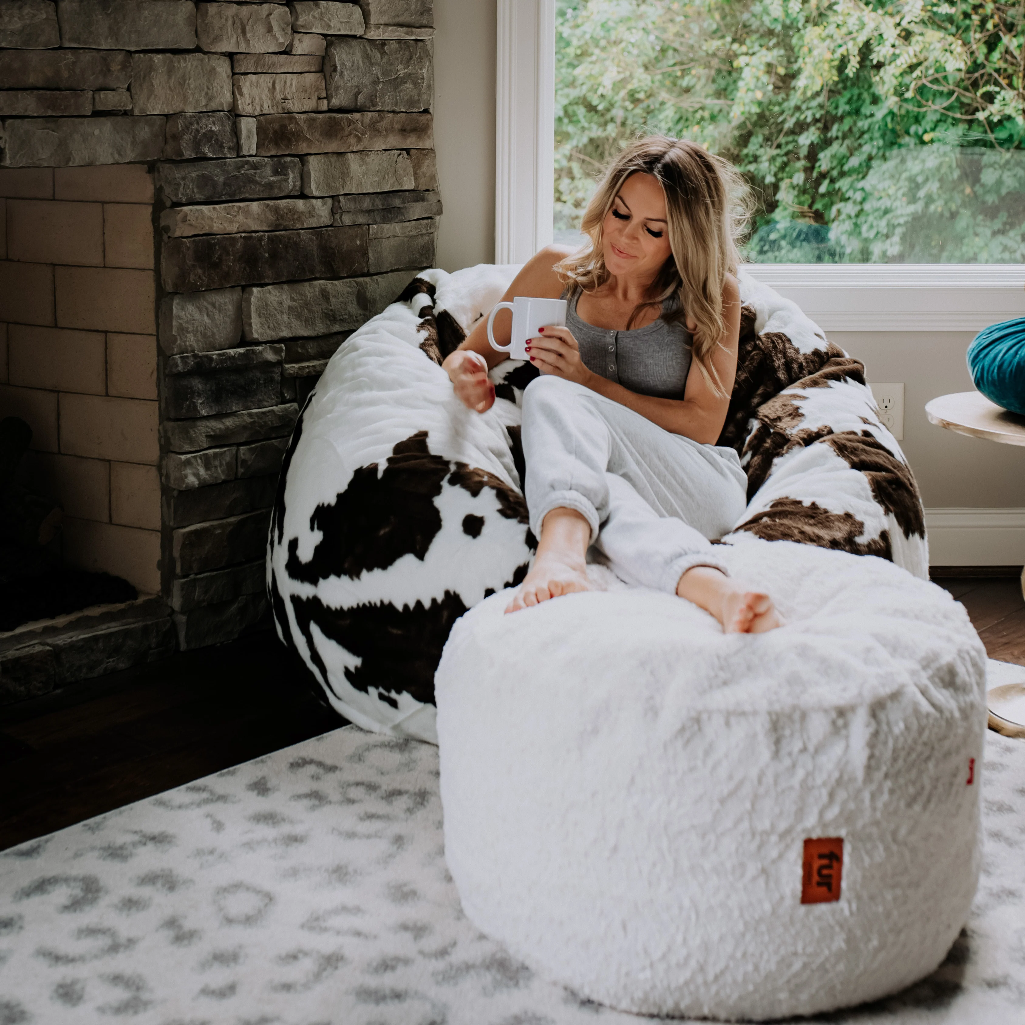 Bean Bag - King - Faux Fur - Image 3