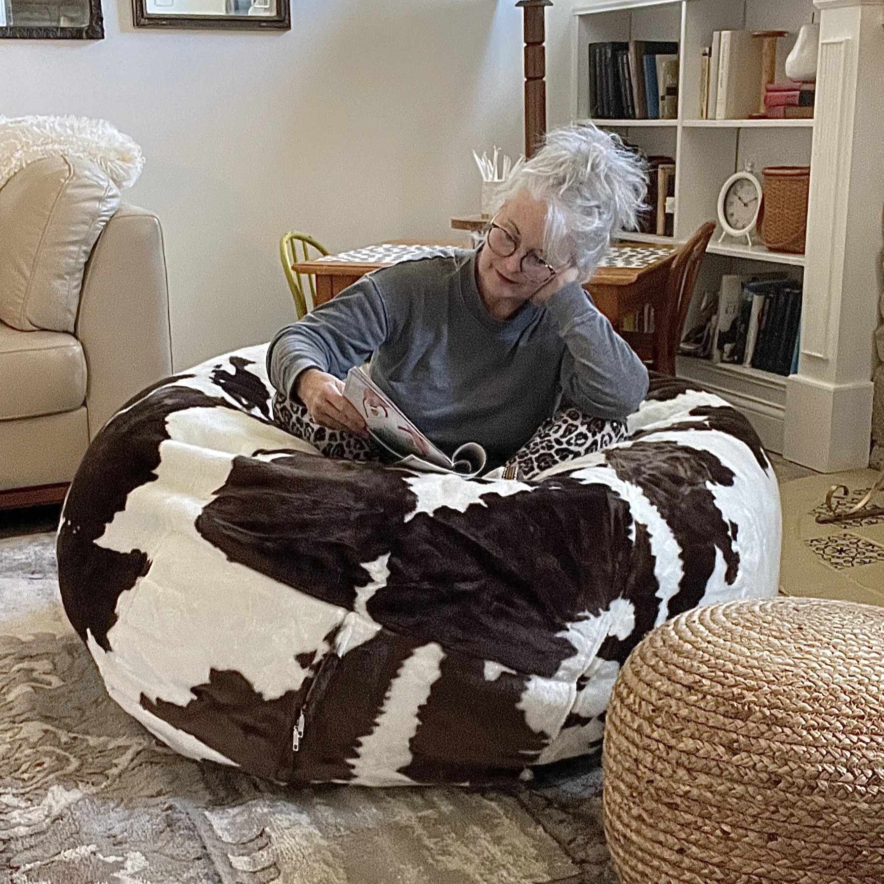 Bean Bag - King - Faux Fur - Image 4