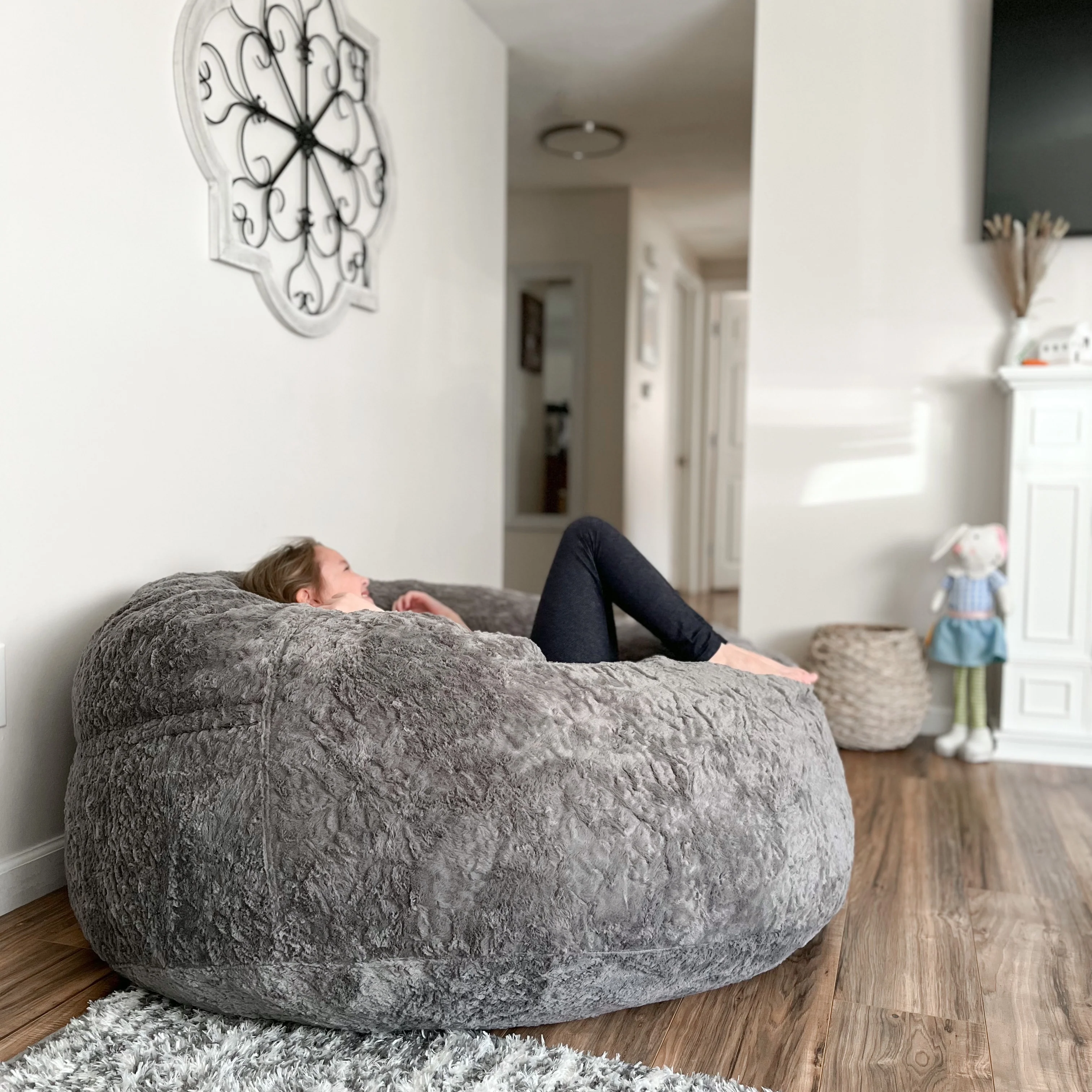 Bean Bag - King - Faux Fur - Image 6