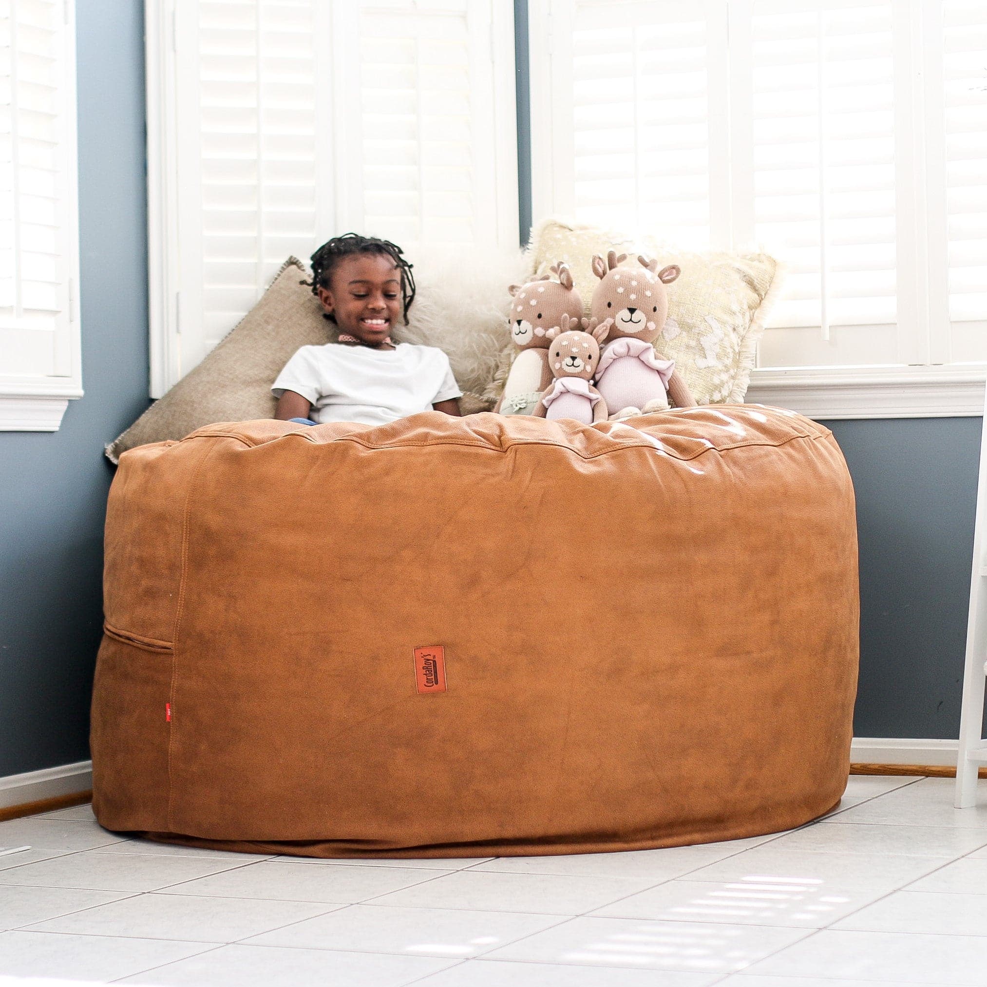 Bean Bag - King -  Faux Leather - Image 6