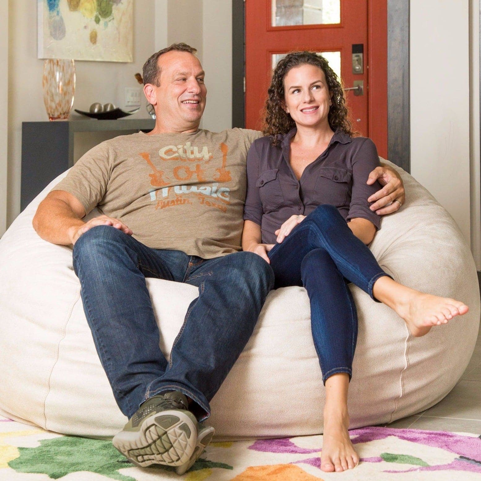 Bean Bag - King -  Faux Leather - Image 7