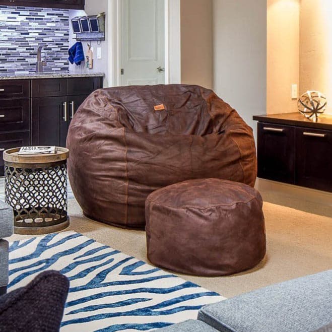 Bean Bag - King -  Faux Leather - Image 9