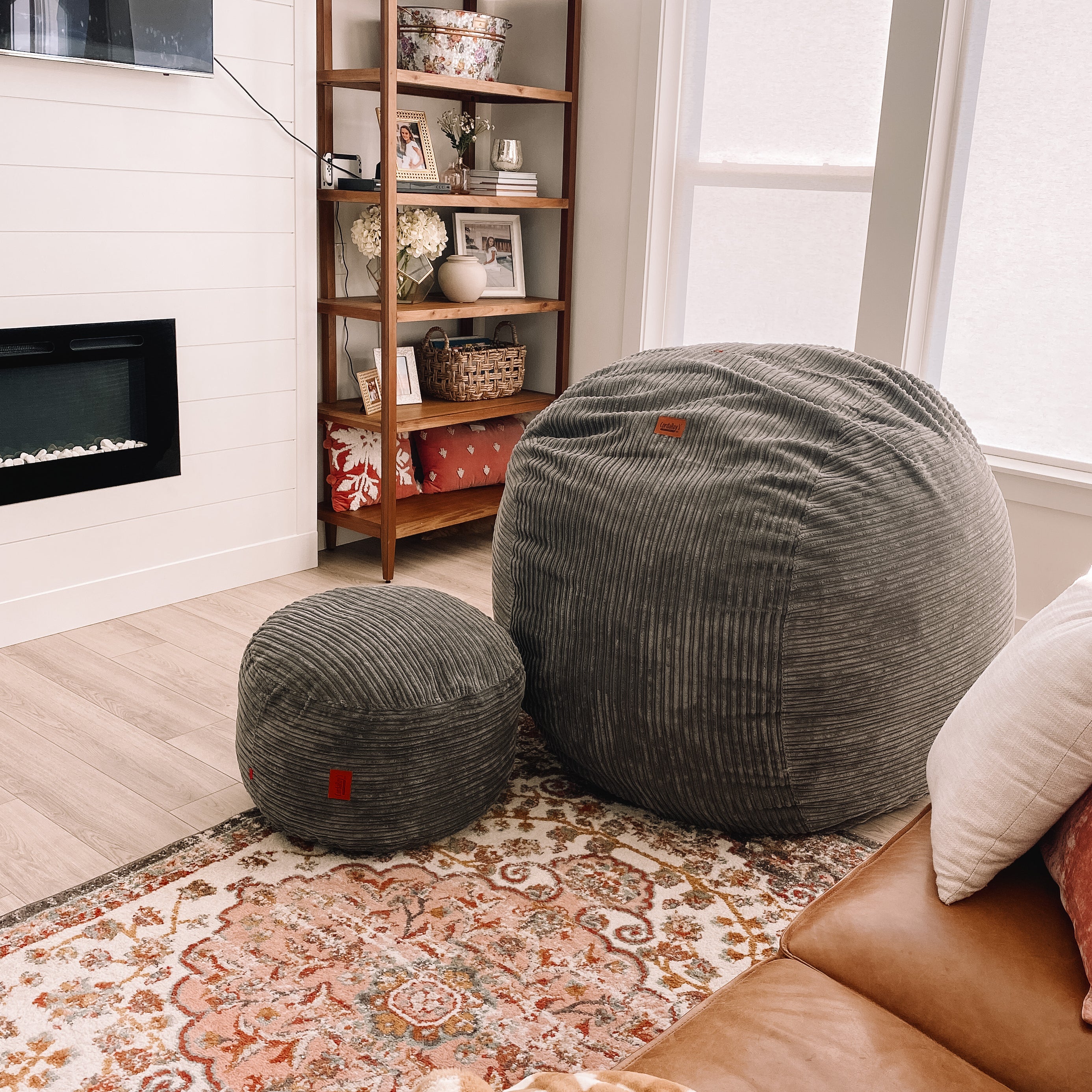 Bean Bag - King - Terry Corduroy - Image 8