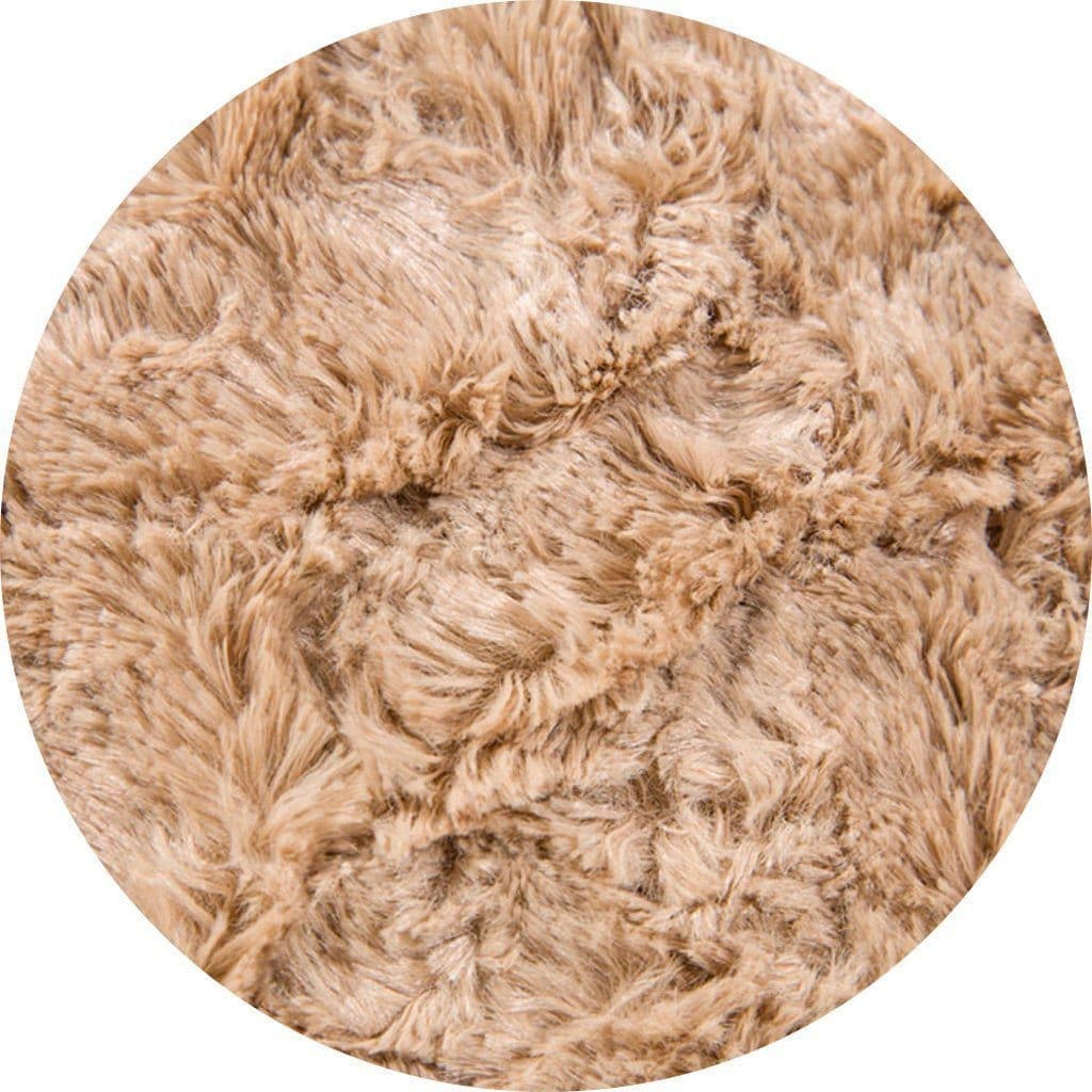 Pouf Footstool Cover - Faux Fur - Image 3
