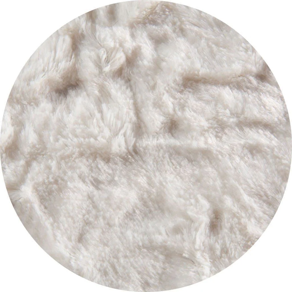 Pouf Footstool Cover - Faux Fur - Image 4