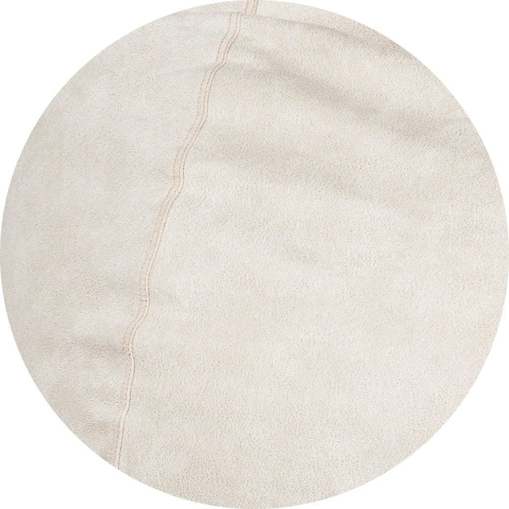 Pouf Footstool Cover - Faux Leather - Image 4