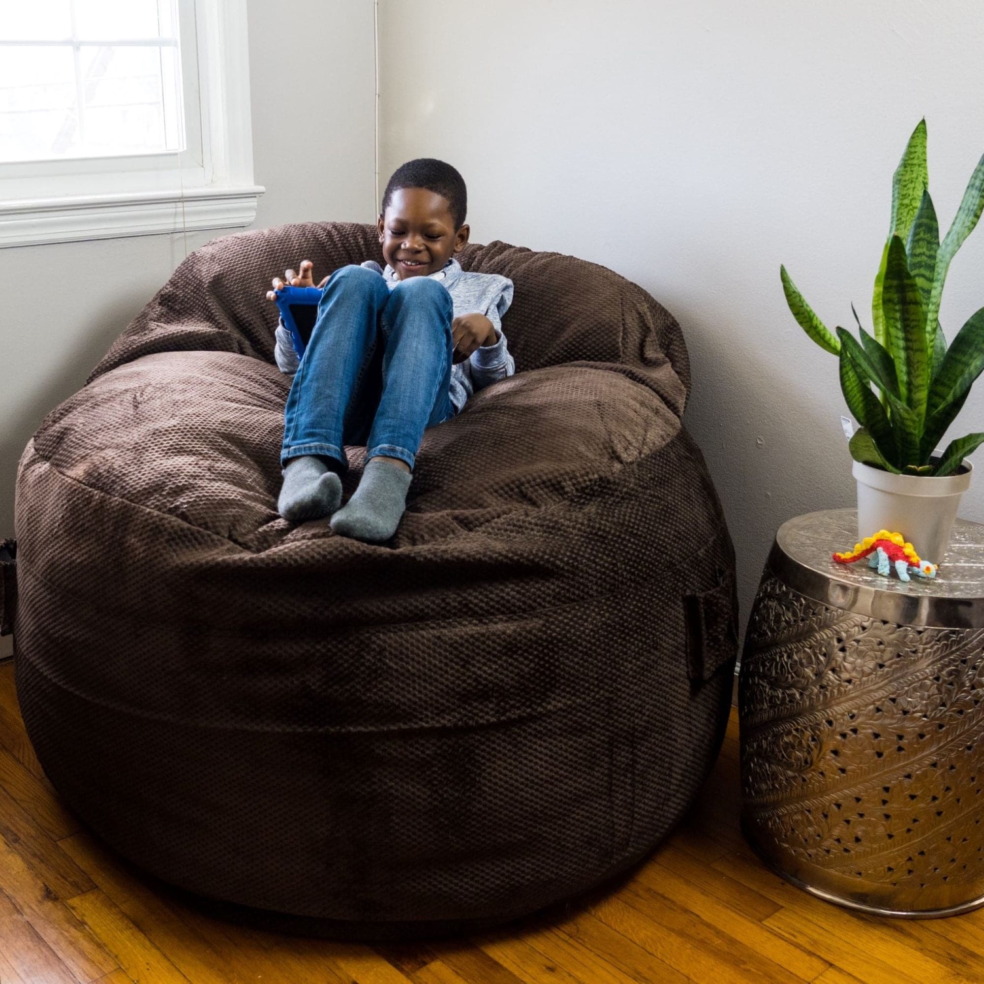 Adult Bean Bag Chair - Queen - NEST Chenille - Image 8