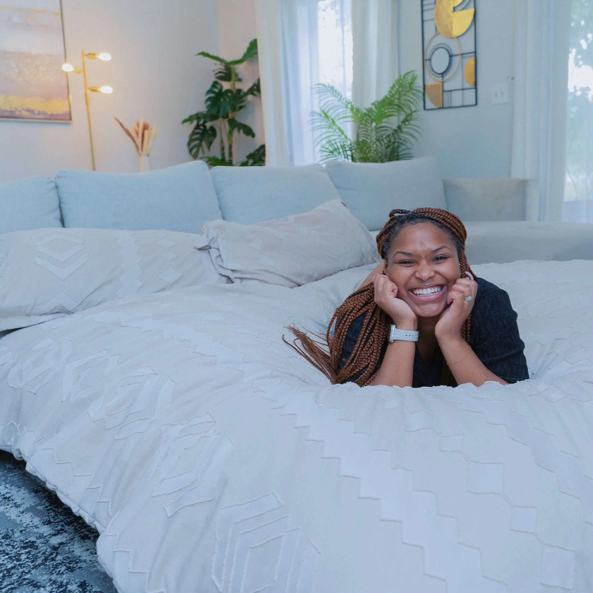 Adult Bean Bag Chair - Queen - NEST Faux Fur - Image 6