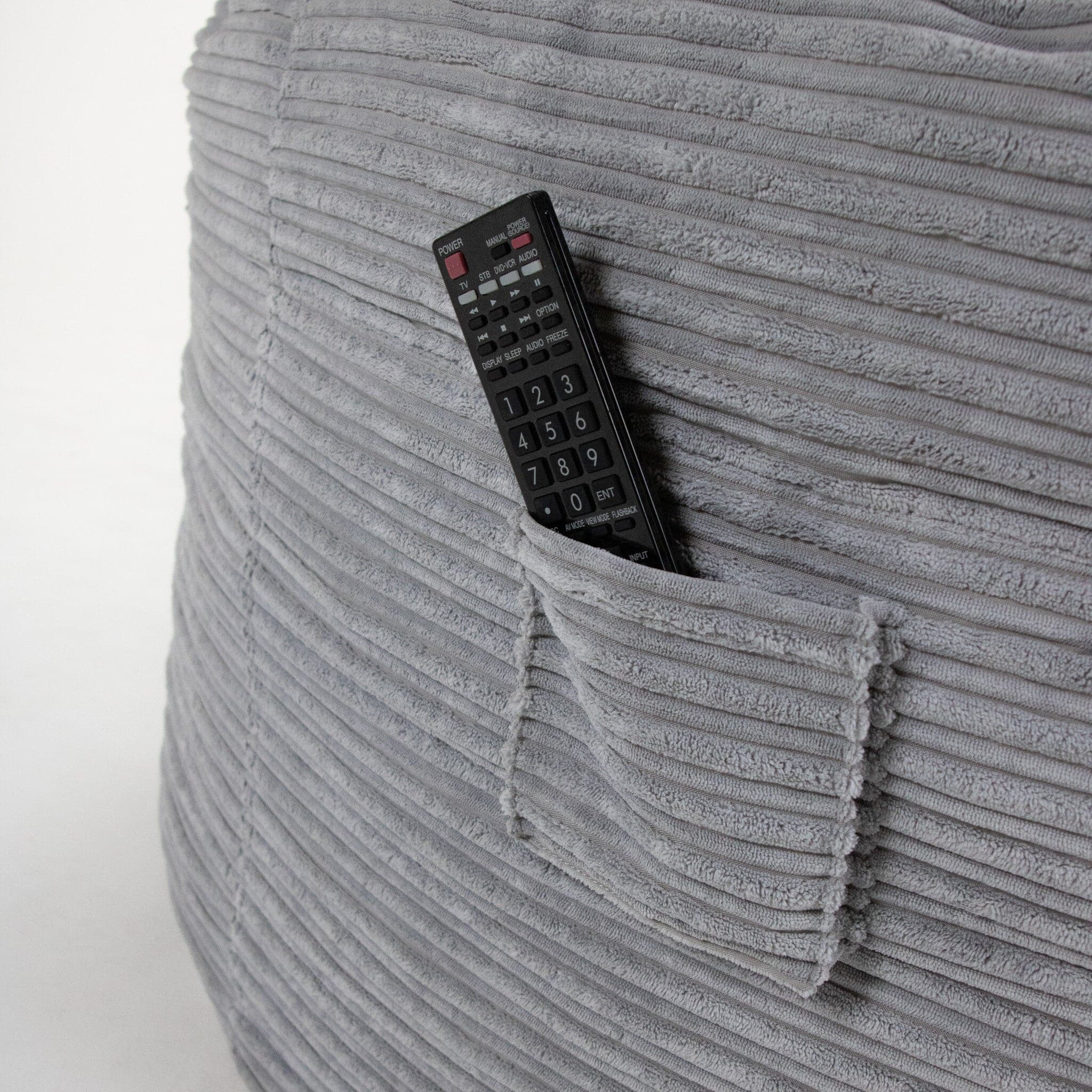 Adult Bean Bag Chair - Queen - NEST Terry Corduroy - Image 6