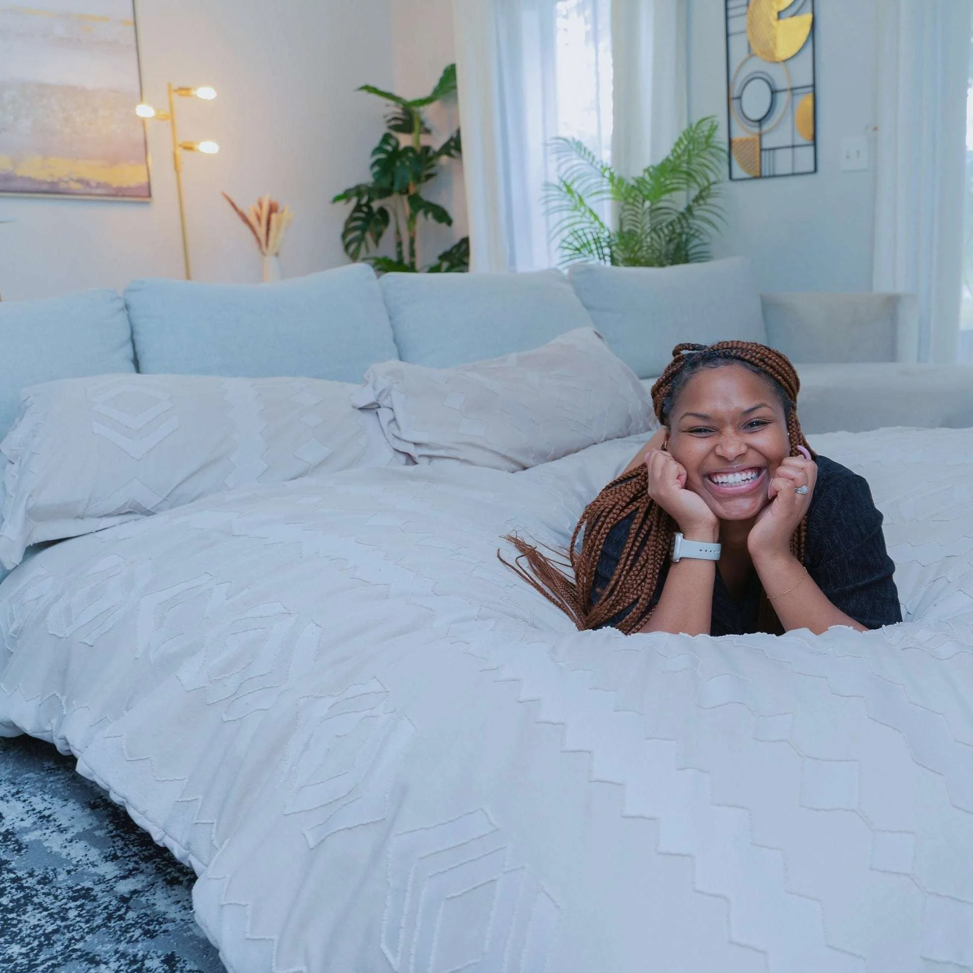 Adult Bean Bag Chair - Queen - NEST Terry Corduroy - Image 8