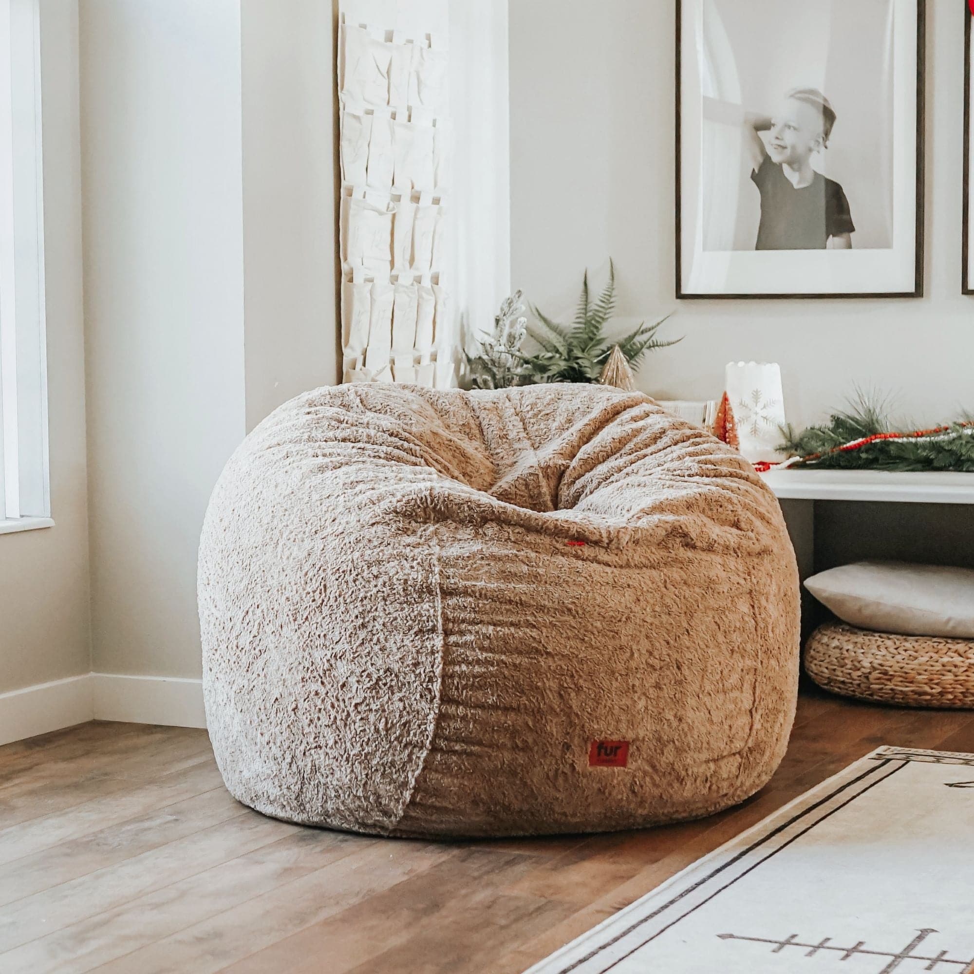 Bean Bag - Queen - Faux Fur - Image 11
