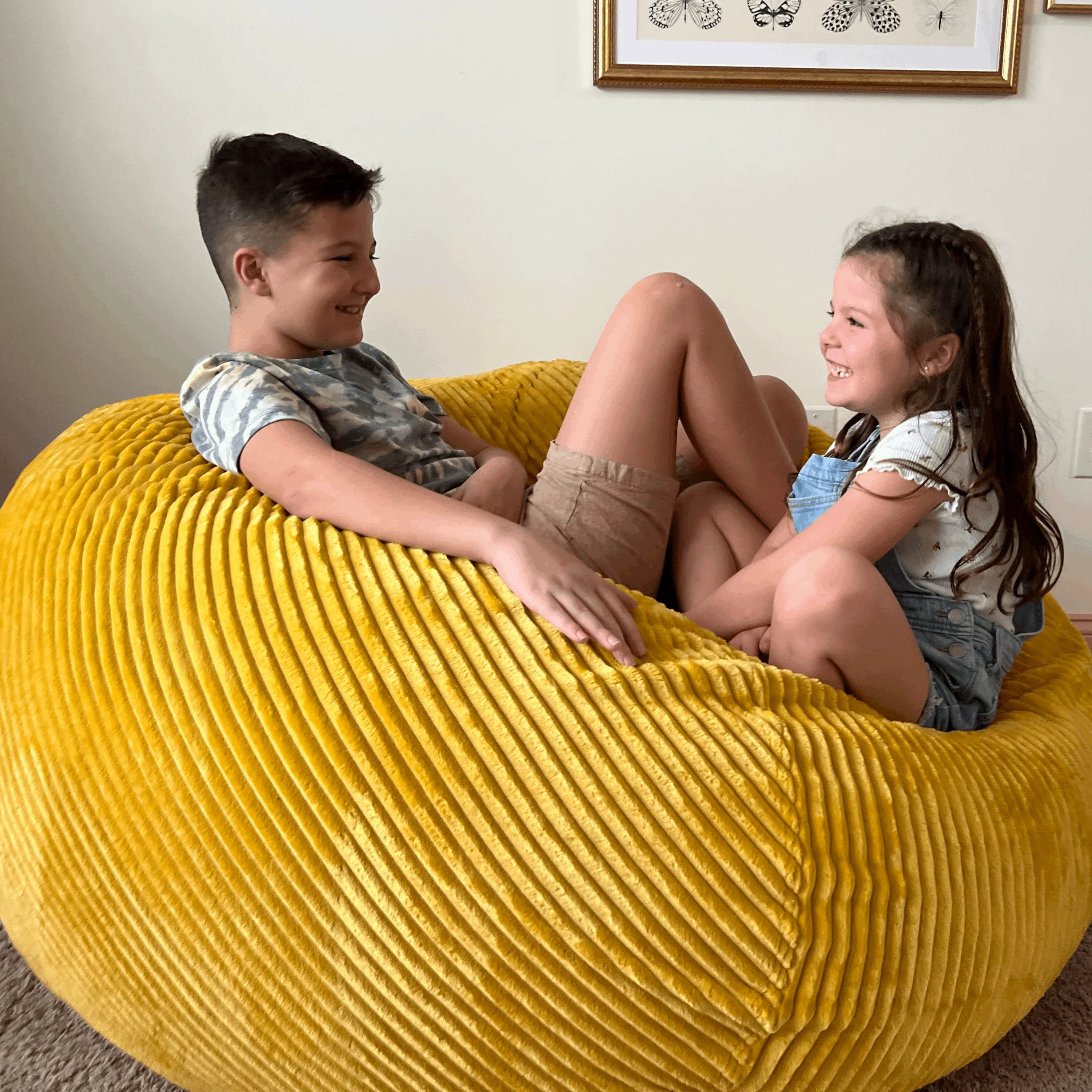 Bean Bag - Queen - Plush Corduroy - Image 4