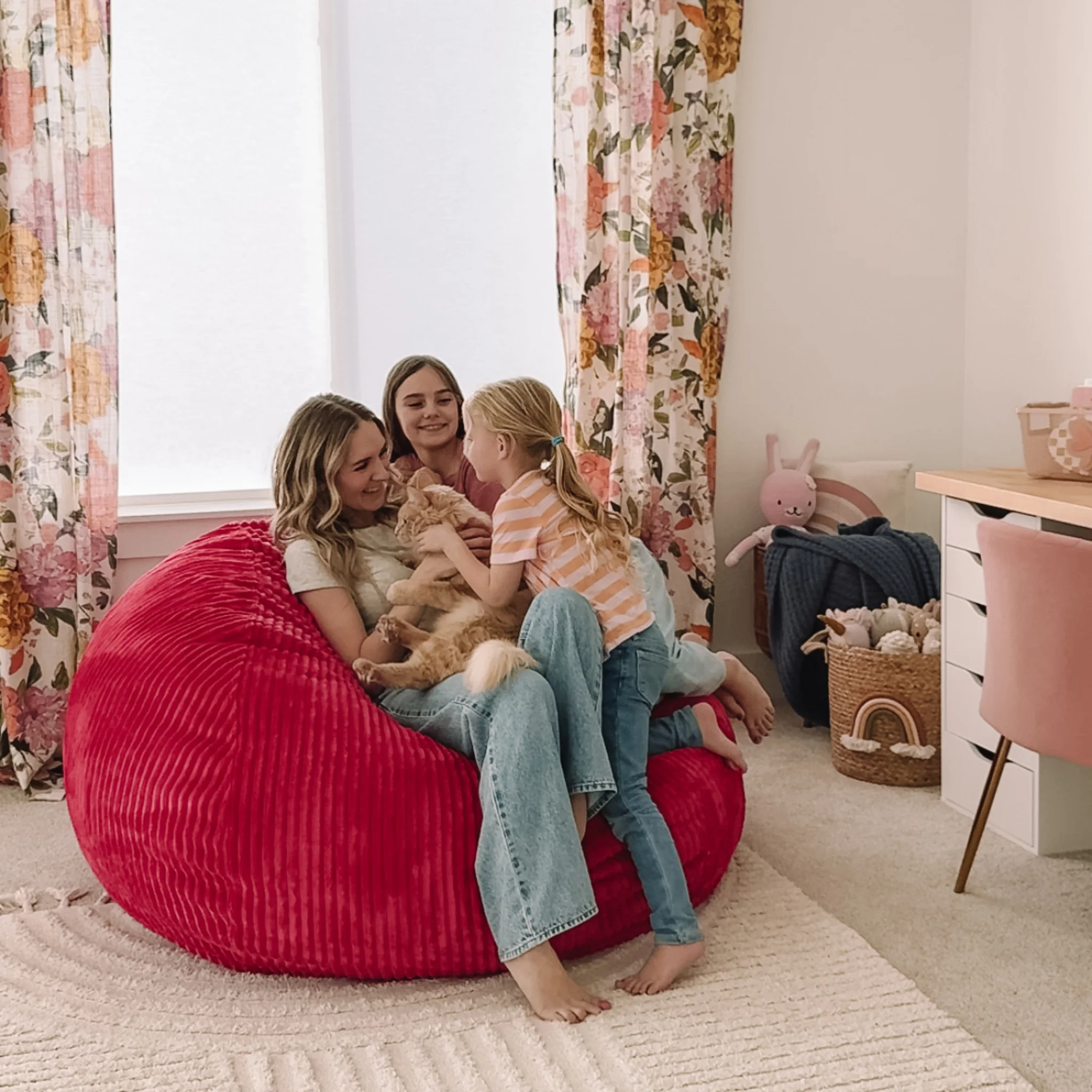 Bean Bag - Queen - Plush Corduroy - Image 6