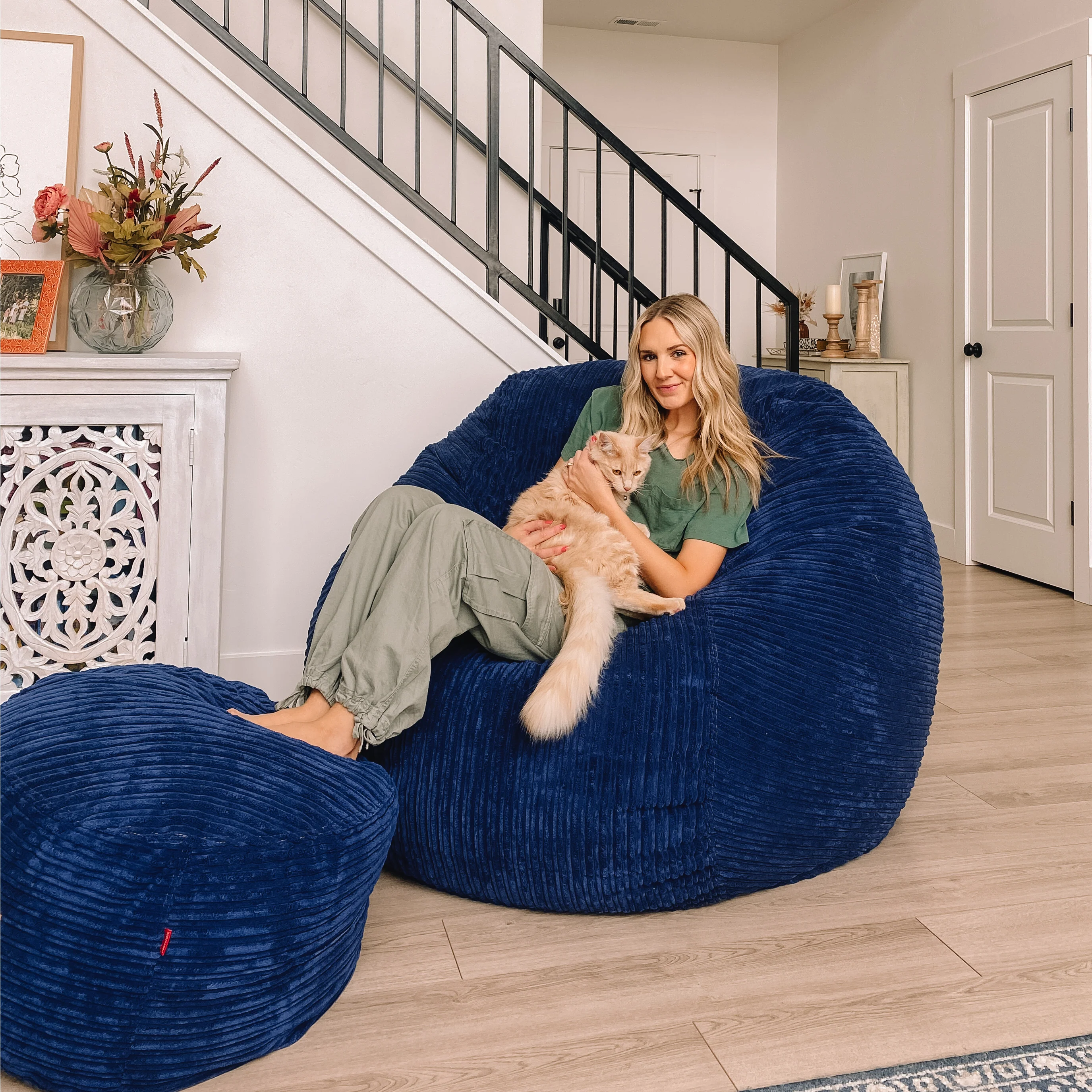Bean Bag - Queen - Terry Corduroy - Image 6