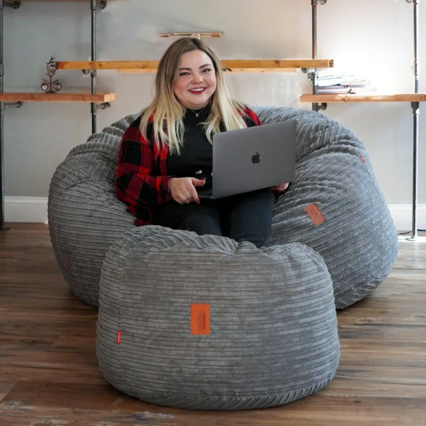 Bean Bag - Queen - Terry Corduroy - Image 8