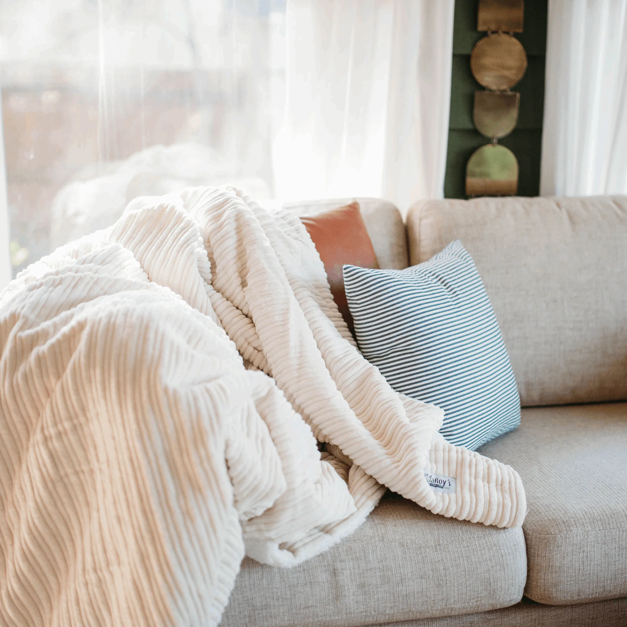 XL Terry Corduroy Throw Blanket - Image 3
