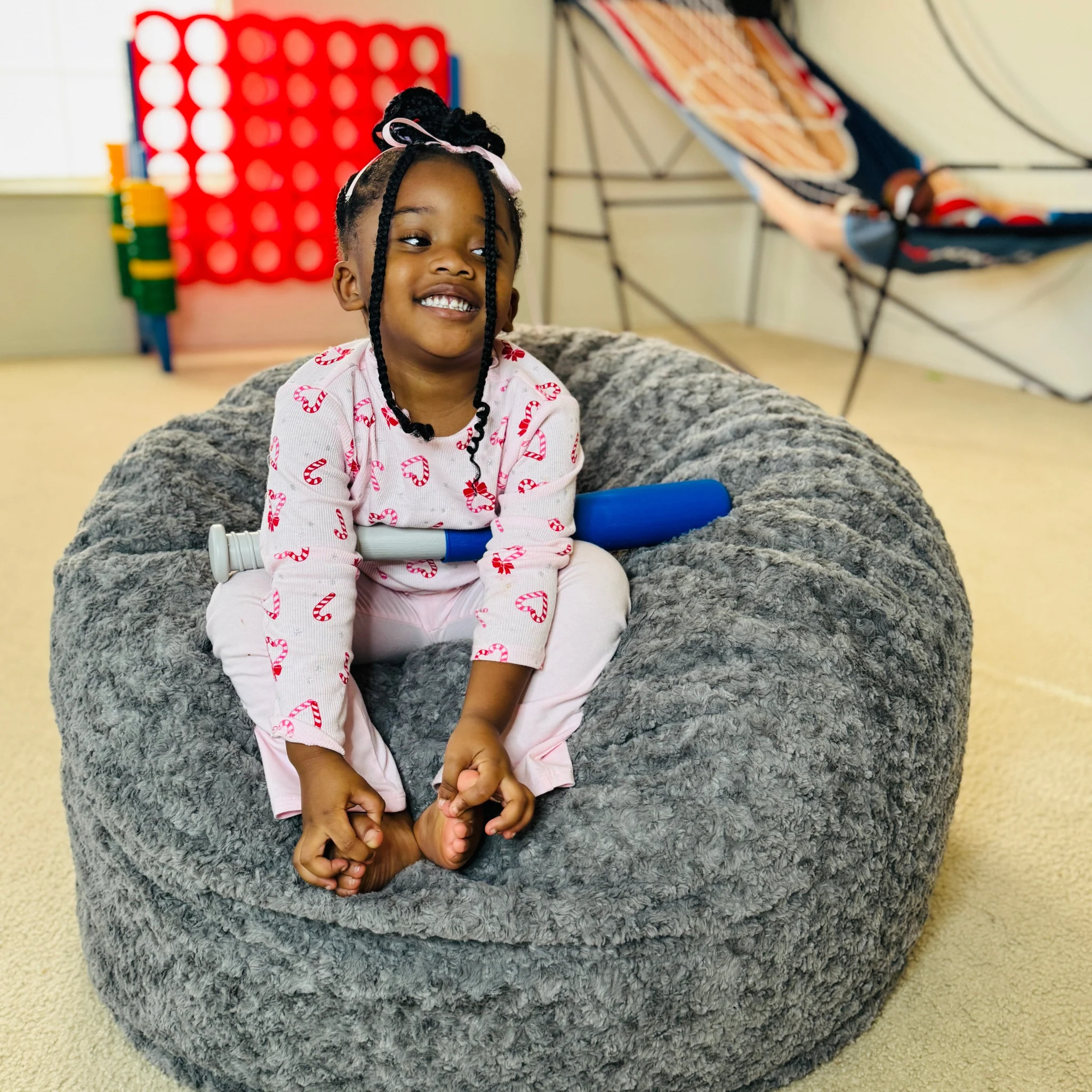 Bean Bag - Youth - Faux Fur - Image 4
