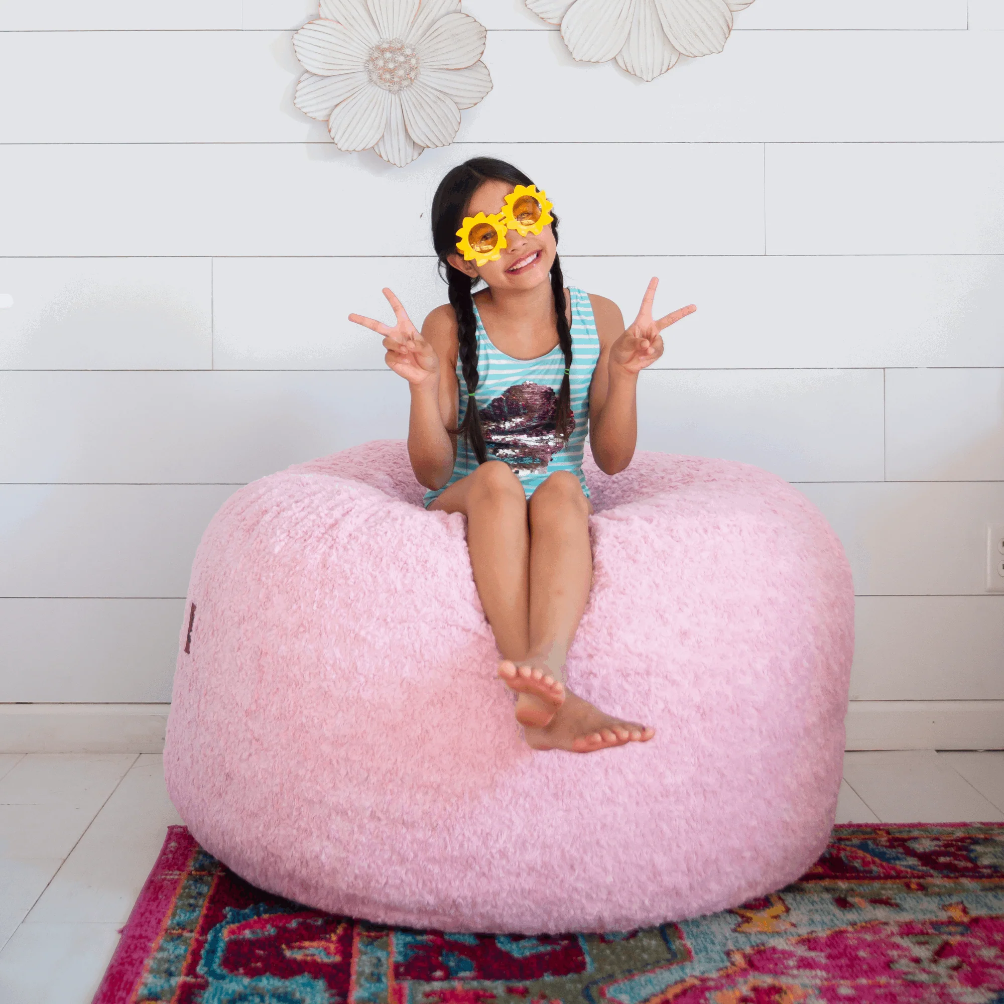 Bean Bag - Youth - Faux Fur - Image 5